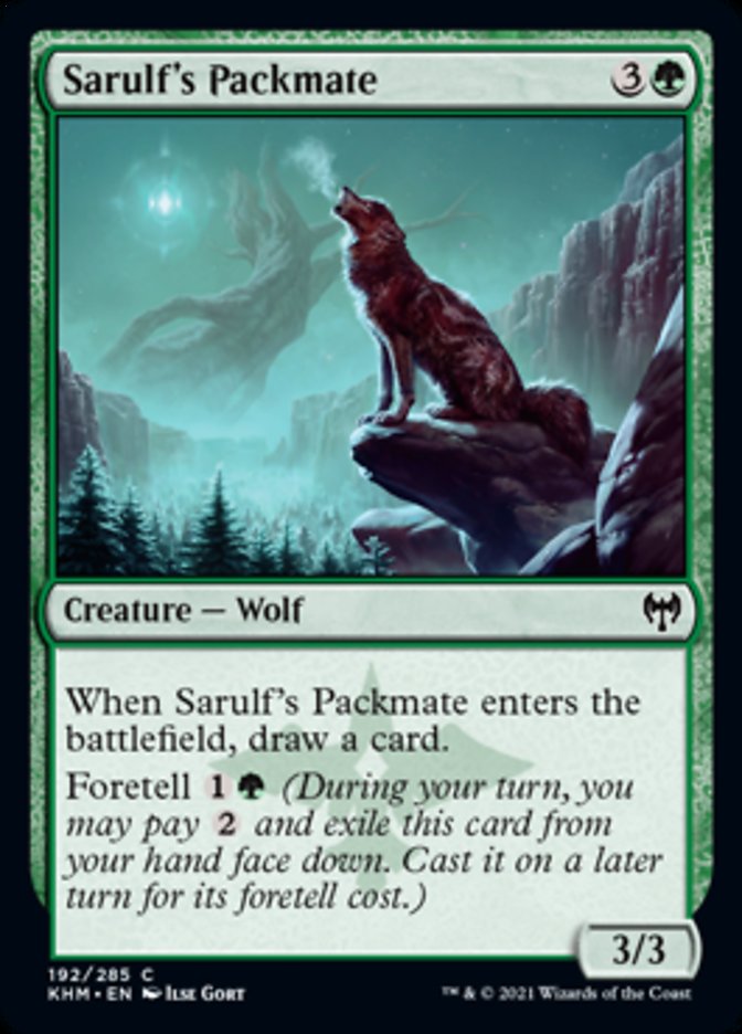 Sarulf's Packmate [Kaldheim] | Dumpster Cat Games