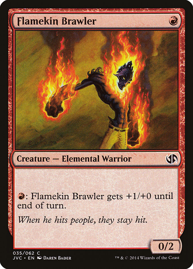 Flamekin Brawler [Duel Decks Anthology] | Dumpster Cat Games