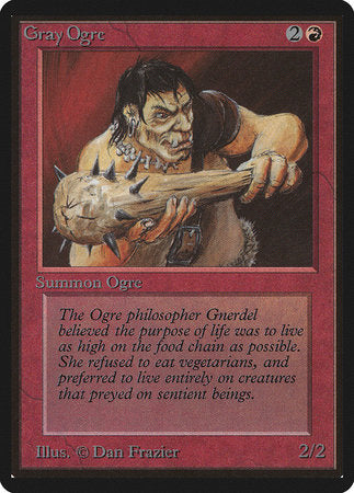 Gray Ogre [Limited Edition Beta] | Dumpster Cat Games