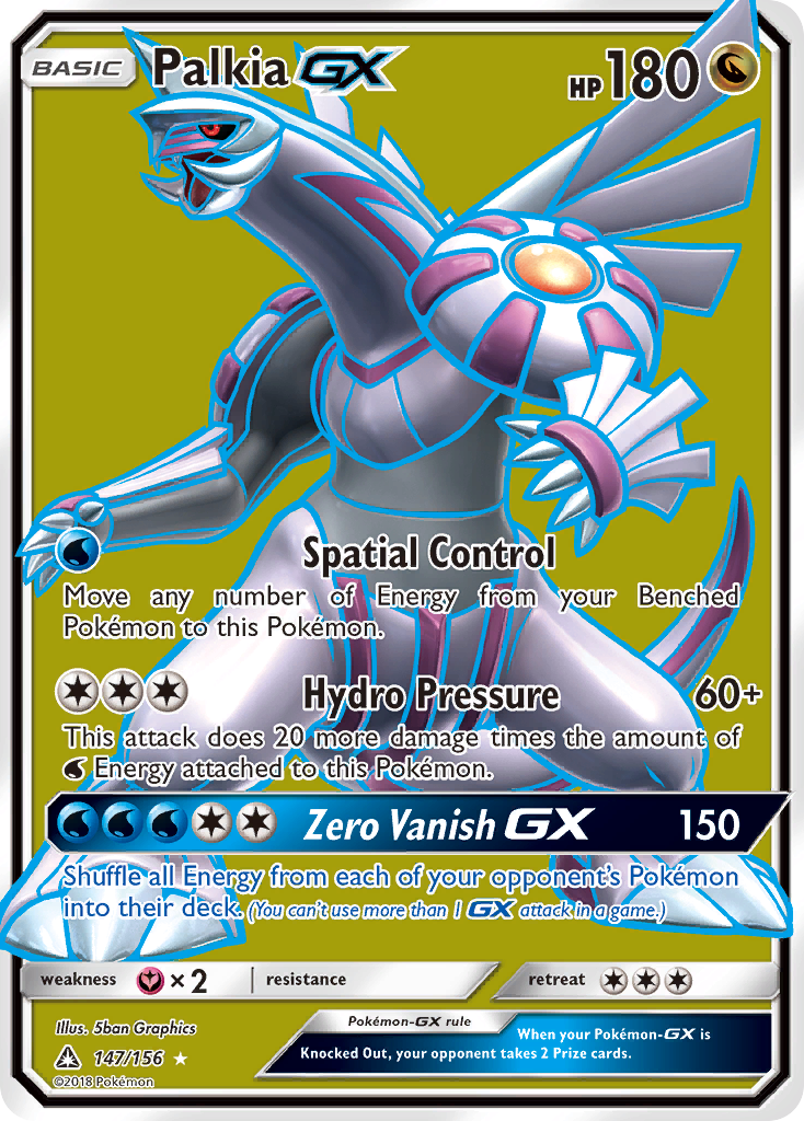 Palkia GX (147/156) [Sun & Moon: Ultra Prism] | Dumpster Cat Games