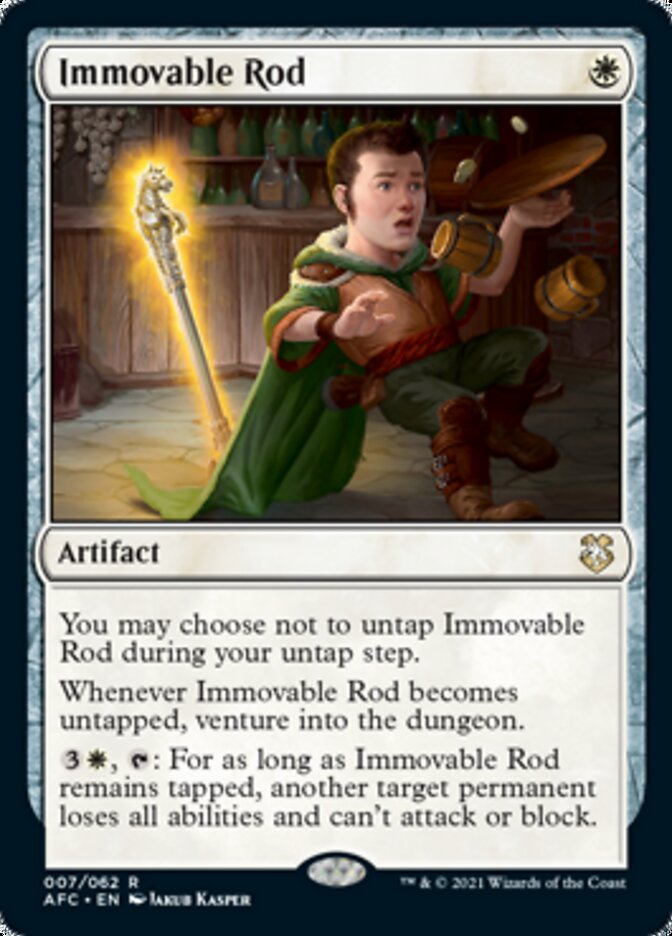 Immovable Rod [Dungeons & Dragons: Adventures in the Forgotten Realms Commander] | Dumpster Cat Games