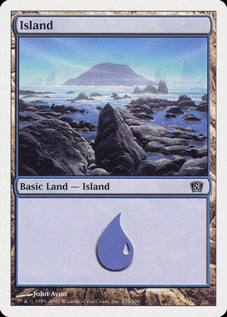 Island (335) [Eighth Edition] | Dumpster Cat Games