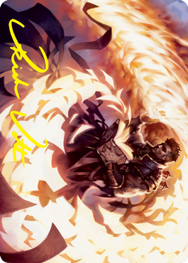 Revel in Silence Art Card (Gold-Stamped Signature) [Strixhaven: School of Mages Art Series] | Dumpster Cat Games