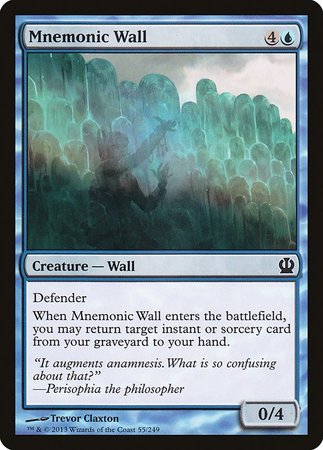Mnemonic Wall [Theros] | Dumpster Cat Games