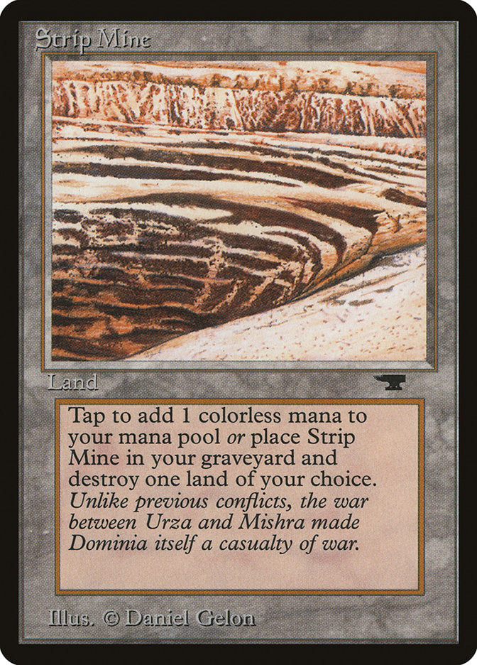 Strip Mine (No Sky, No Tower) [Antiquities] | Dumpster Cat Games