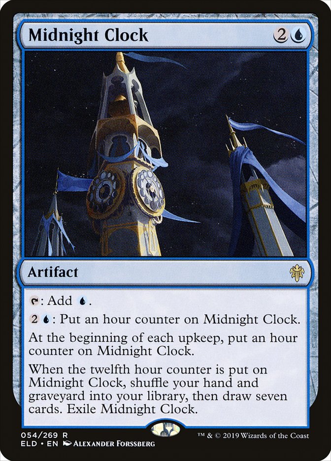 Midnight Clock [Throne of Eldraine] | Dumpster Cat Games
