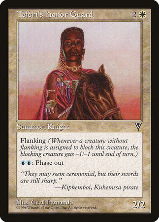 Teferi's Honor Guard [Visions] | Dumpster Cat Games