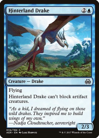 Hinterland Drake [Aether Revolt] | Dumpster Cat Games