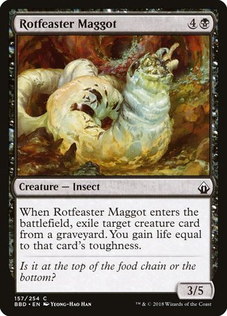Rotfeaster Maggot [Battlebond] | Dumpster Cat Games