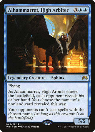 Alhammarret, High Arbiter [Magic Origins] | Dumpster Cat Games
