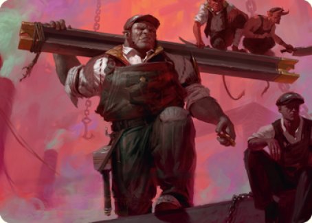 The Beamtown Bullies Art Card [Streets of New Capenna Art Series] | Dumpster Cat Games