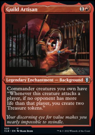 Guild Artisan (Foil Etched) [Commander Legends: Battle for Baldur's Gate] | Dumpster Cat Games
