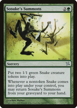 Sosuke's Summons [Betrayers of Kamigawa] | Dumpster Cat Games