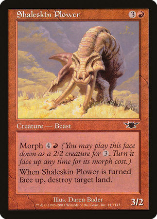 Shaleskin Plower [Legions] | Dumpster Cat Games