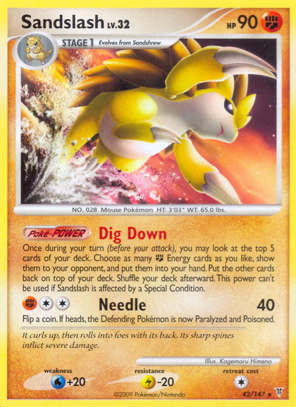Sandslash (42/147) [Platinum: Supreme Victors] | Dumpster Cat Games