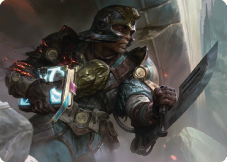 Retrieval Agent Art Card [The Brothers' War Art Series] | Dumpster Cat Games
