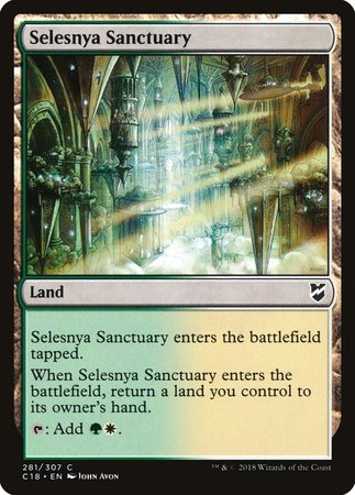 Selesnya Sanctuary [Commander 2018] | Dumpster Cat Games