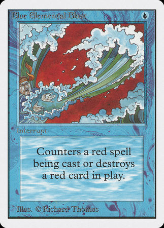 Blue Elemental Blast [Unlimited Edition] | Dumpster Cat Games