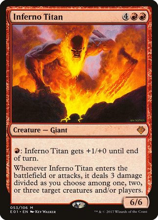 Inferno Titan [Archenemy: Nicol Bolas] | Dumpster Cat Games