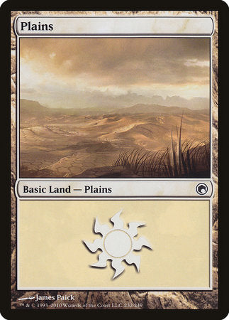 Plains (232) [Scars of Mirrodin] | Dumpster Cat Games