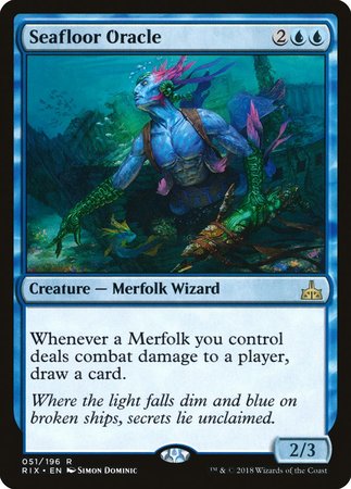 Seafloor Oracle [Rivals of Ixalan] | Dumpster Cat Games