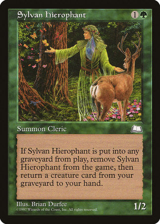 Sylvan Hierophant [Weatherlight] | Dumpster Cat Games
