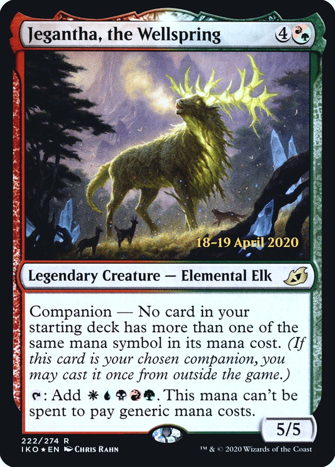 Jegantha, the Wellspring  [Ikoria: Lair of Behemoths Prerelease Promos] | Dumpster Cat Games