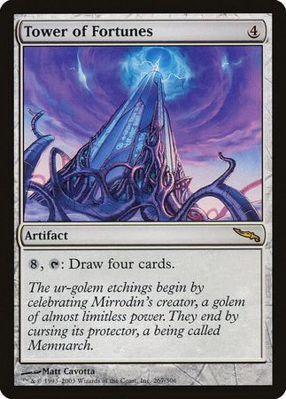 Tower of Fortunes [Mirrodin] | Dumpster Cat Games