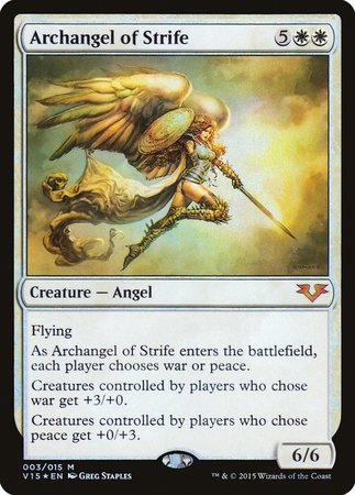Archangel of Strife [From the Vault: Angels] | Dumpster Cat Games