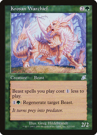 Krosan Warchief [Scourge] | Dumpster Cat Games