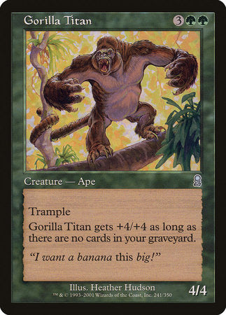 Gorilla Titan [Odyssey] | Dumpster Cat Games