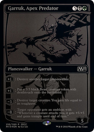 Garruk, Apex Predator SDCC 2014 EXCLUSIVE [San Diego Comic-Con 2014] | Dumpster Cat Games