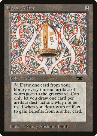 Urza's Miter [Antiquities] | Dumpster Cat Games