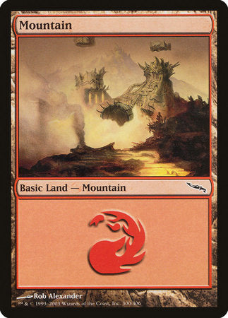 Mountain (300) [Mirrodin] | Dumpster Cat Games