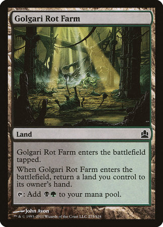 Golgari Rot Farm [Commander 2011] | Dumpster Cat Games