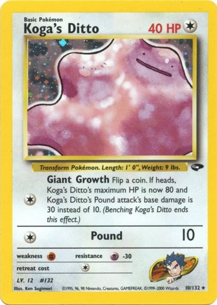 Koga's Ditto (10/132) [Gym Challenge Unlimited] | Dumpster Cat Games