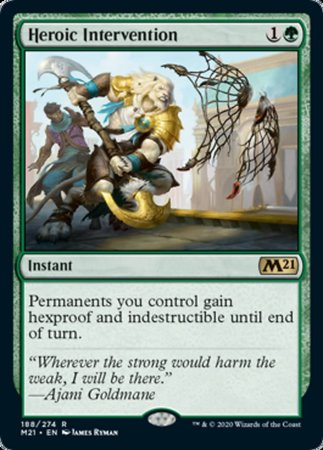 Heroic Intervention [Core Set 2021] | Dumpster Cat Games