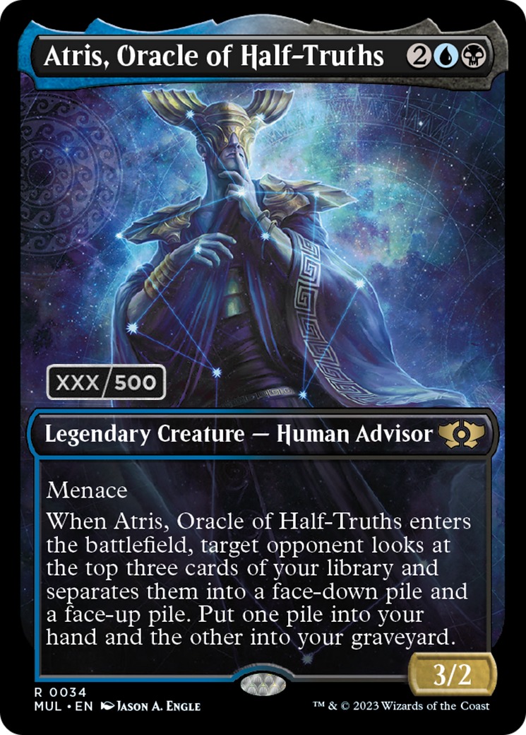Atris, Oracle of Half-Truths (Serialized) [Multiverse Legends] | Dumpster Cat Games