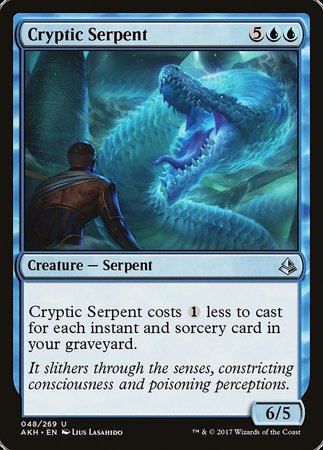 Cryptic Serpent [Amonkhet] | Dumpster Cat Games