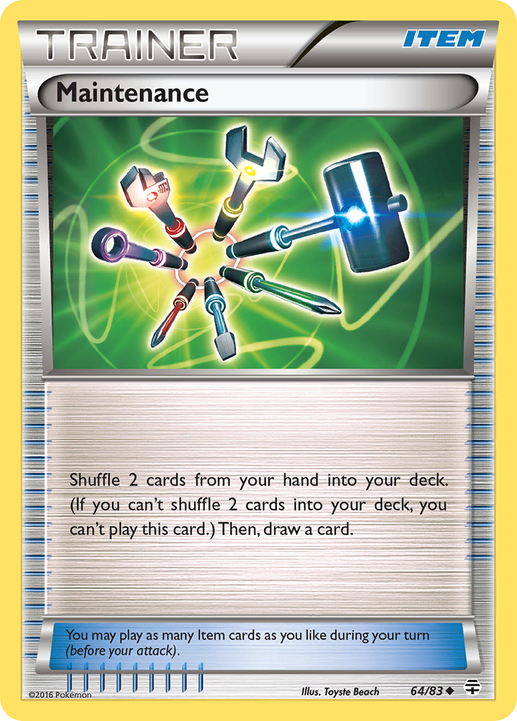 Maintenance (64/83) [XY: Generations] | Dumpster Cat Games