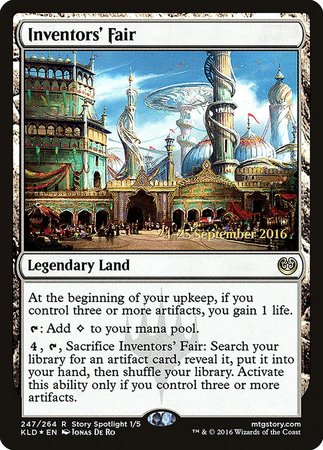 Inventors' Fair [Kaladesh Promos] | Dumpster Cat Games