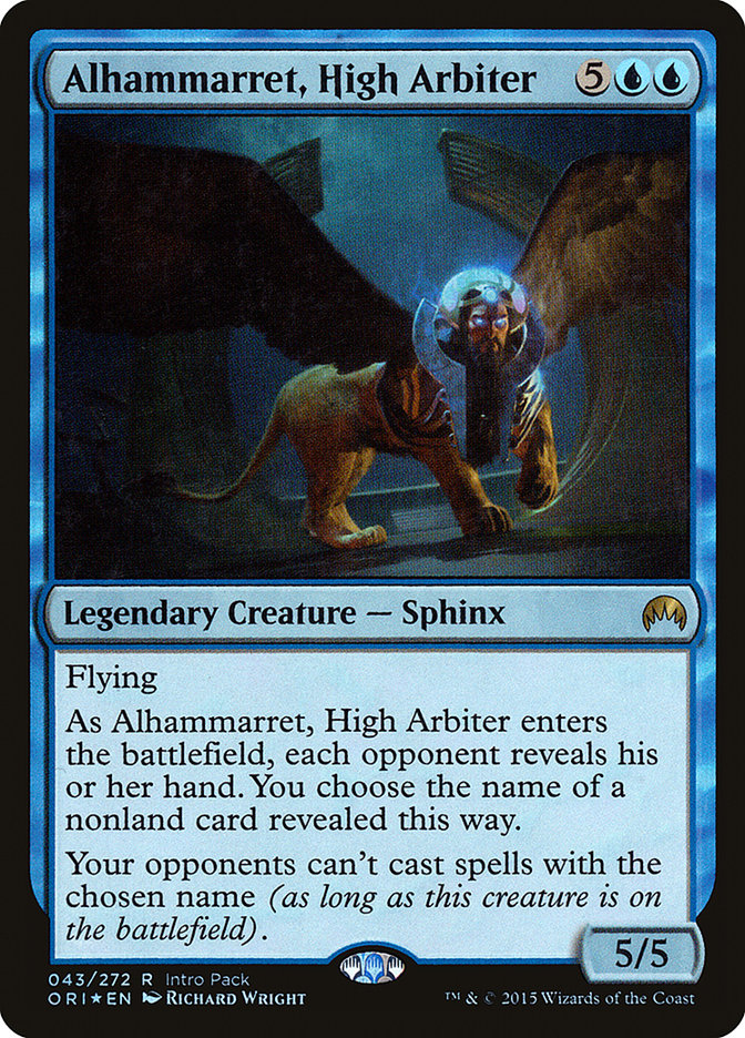 Alhammarret, High Arbiter [Magic Origins Promos] | Dumpster Cat Games