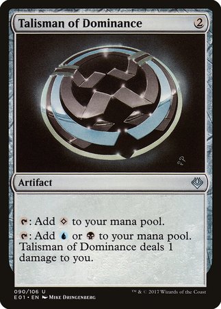 Talisman of Dominance [Archenemy: Nicol Bolas] | Dumpster Cat Games