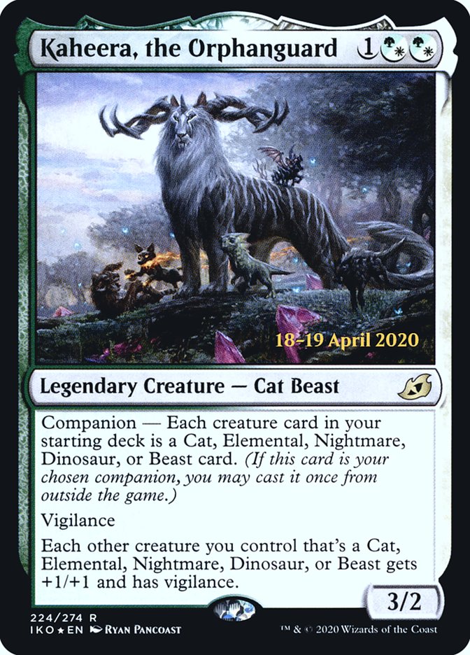 Kaheera, the Orphanguard  [Ikoria: Lair of Behemoths Prerelease Promos] | Dumpster Cat Games