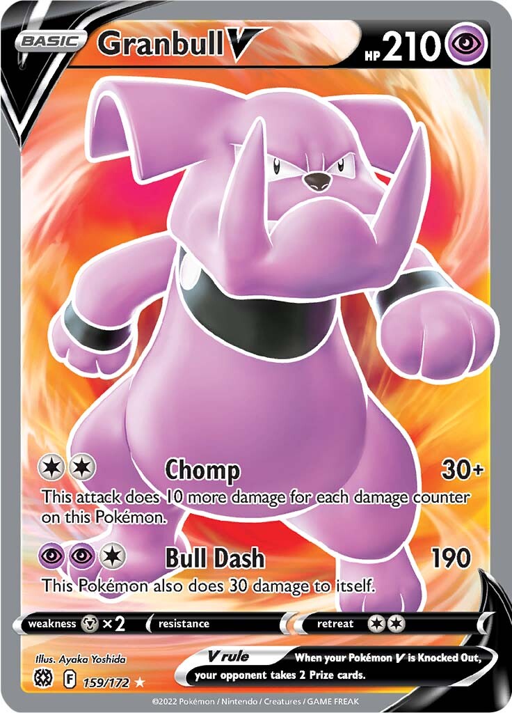Granbull V (159/172) [Sword & Shield: Brilliant Stars] | Dumpster Cat Games