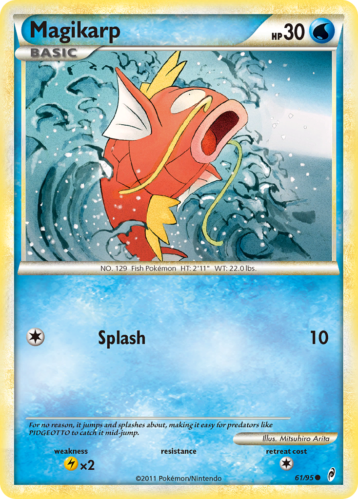 Magikarp (61/95) [HeartGold & SoulSilver: Call of Legends] | Dumpster Cat Games