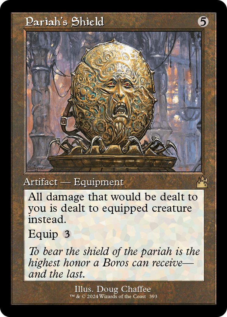 Pariah's Shield (Retro Frame) [Ravnica Remastered] | Dumpster Cat Games