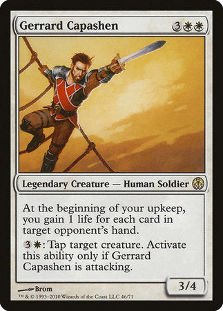 Gerrard Capashen [Duel Decks: Phyrexia vs. the Coalition] | Dumpster Cat Games