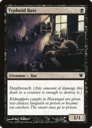 Typhoid Rats [Innistrad] | Dumpster Cat Games