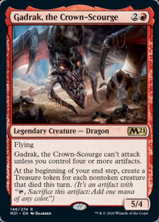 Gadrak, the Crown-Scourge [Core Set 2021] | Dumpster Cat Games